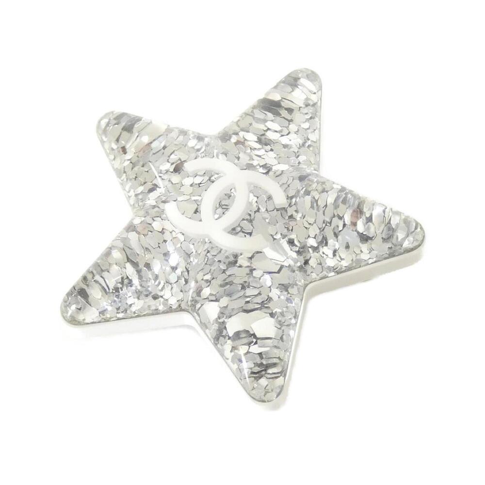 CHANEL Silver Brooch